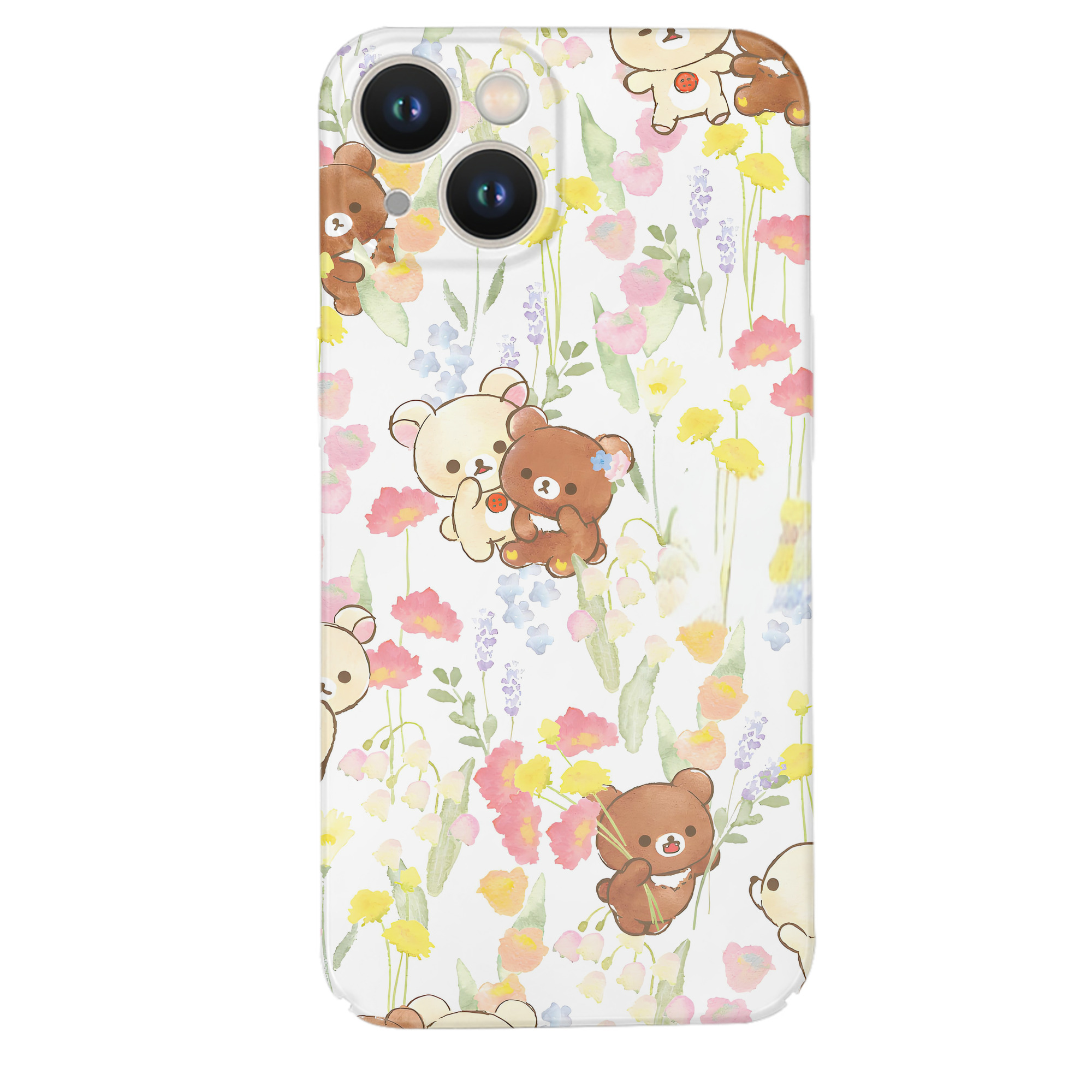 （画像用） リラックマ リラックマ キイロイトリ Rilakkuma Korilakkuma Kiiroitori 【iPhone 14シリーズ対応】ハードケース